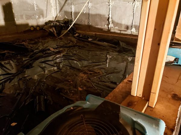 Crawlspace Water Cleanup in Melbourne